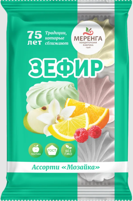  Меренга Зефир Мозайка, 270г  в Ливнах