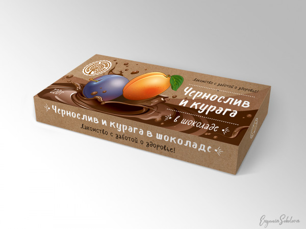 №2 Чернослив и курага в шоколаде, 220г в Ливнах