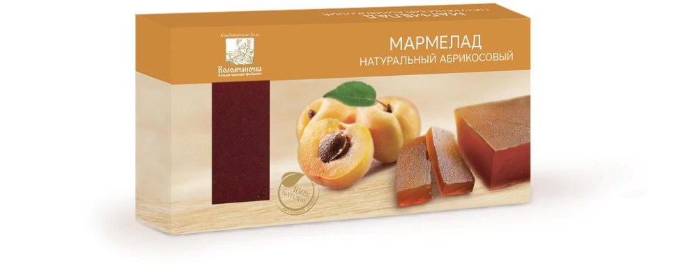  Мармелад пластовый 210г абрикосовый  в Ливнах